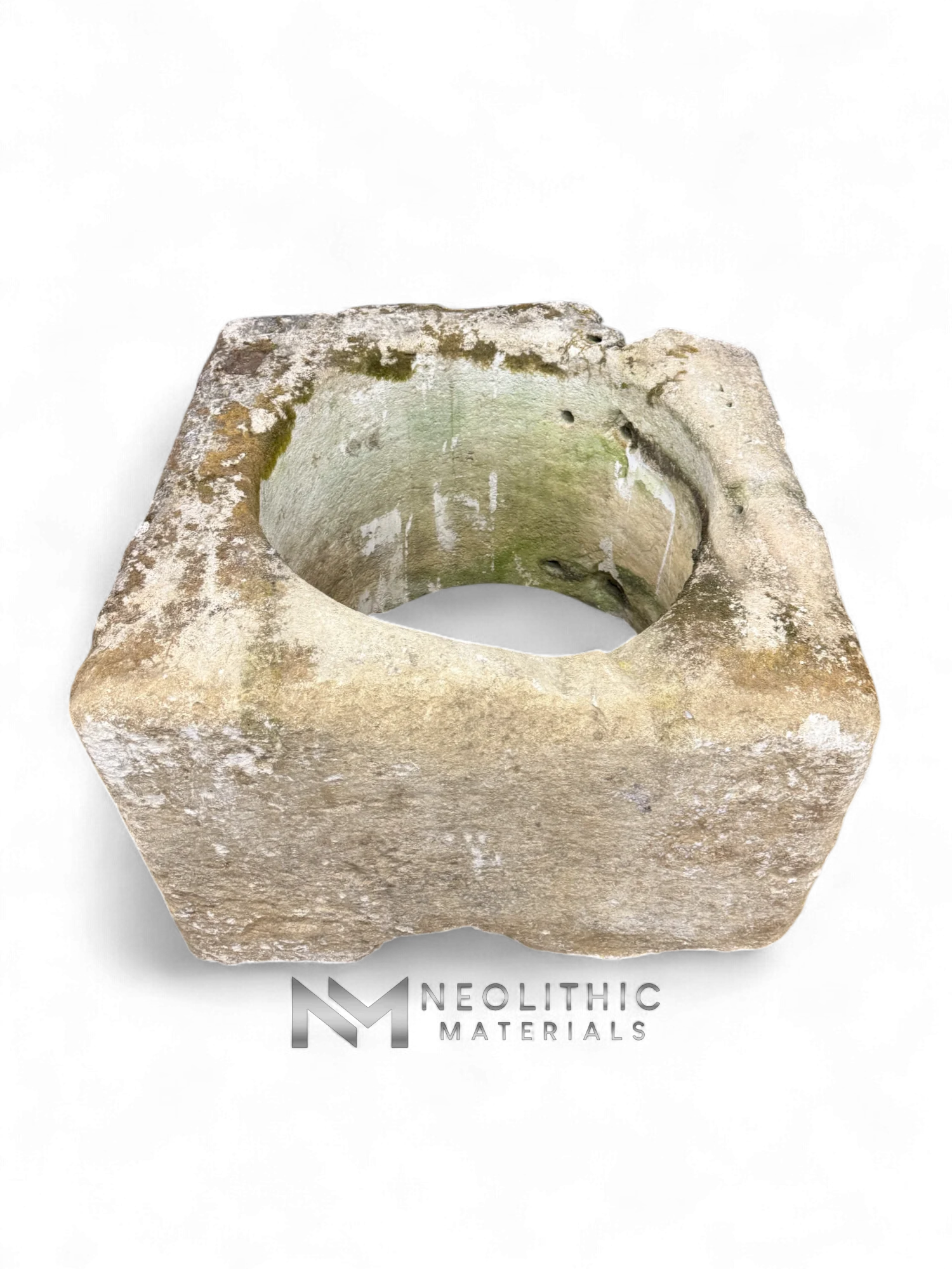 French Antique 19th Century Limestone Well Head - Image 4